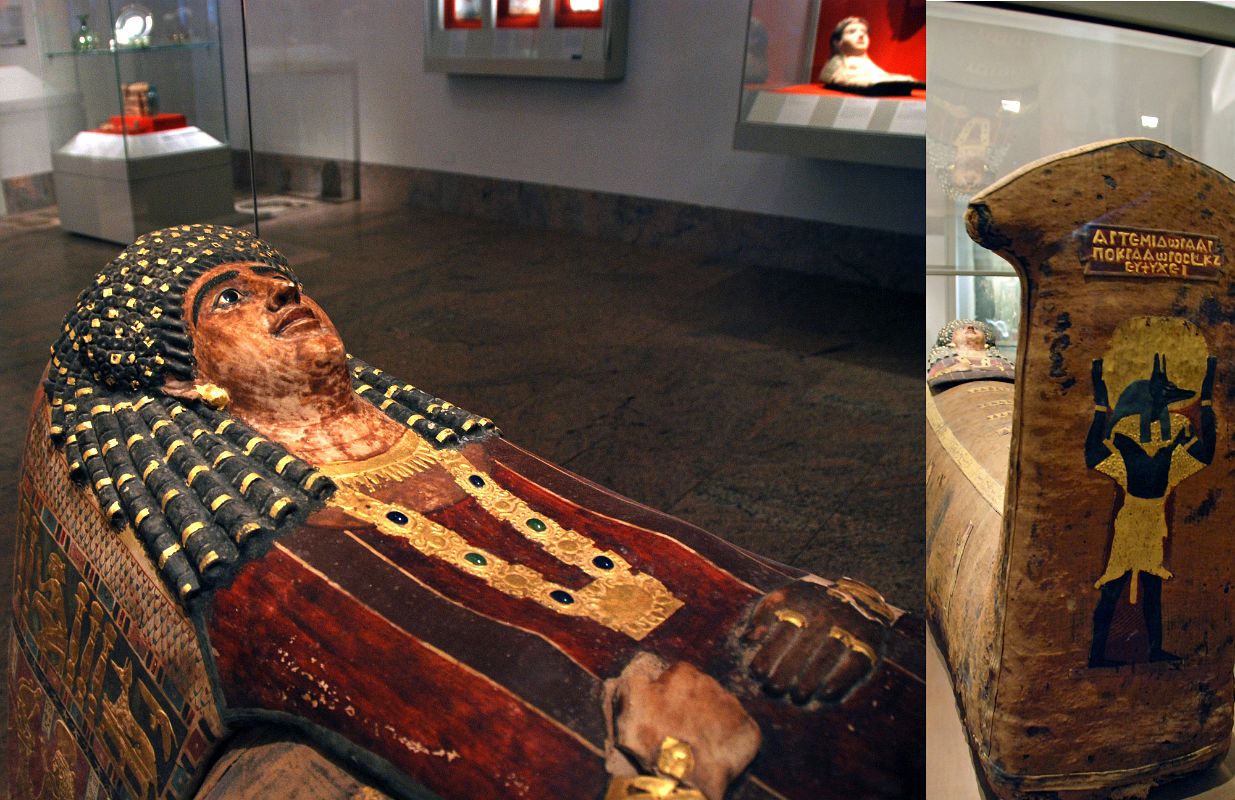 Met Highlights 03-4 Egypt Mummy Mask - Mummy of Artemidora - Roman Period 90-100